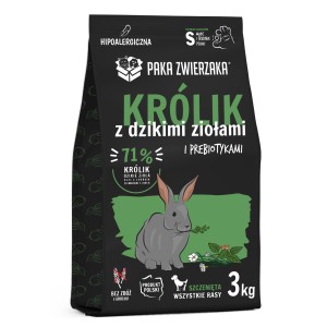 Karma sucha Królik z dzikimi ziołami PUPPY 3kg